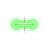 Horizontal Resize (Neon Green).cur Preview