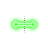 Horizontal Resize (Neon Green).cur