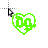 neon green drain gang D&G logo heart bladee.ani Preview