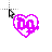 neon pink drain gang D&G logo heart bladee.ani Preview