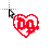 neon red drain gang D&G logo heart bladee.ani Preview