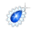 Left Star Sapphire in Diamonds.cur Preview