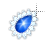 Left Star Sapphire in Diamonds.cur