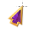 Left Amethyst in Gold Arrow.cur Preview