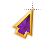 Left Amethyst in Gold Arrow.cur