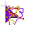 Different kinds of magma color plus lightning. .cur Preview