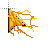 Lava lightning cursor..cur