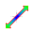 Colour tail diagnoal 2.cur Preview