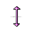 Pink Pointers - Vertical Resize.cur Preview