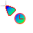 Colour smooth triangle working in background.cur