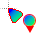 Colour smooth triangle location.cur