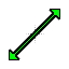 Green Inline diagnoal resize 2.cur HD version