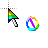 3D rainbow unavailable.cur Preview