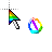 3D rainbow unavailable.cur