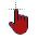Red Windows 10 Link Select Cursor.cur Preview