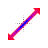 Red and blue pointy diagnoal resize 2.cur