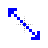 Blue 16-bit diagnoal resize 1.cur