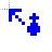 Blue 16-bit person.cur Preview