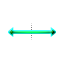 Colourful horizontal resize.cur HD version