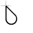 Translucent Teardrop Cursor.cur Preview