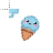 blue pastel pixelated icecream normal select.cur