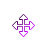 Purple Cross.cur Preview
