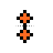 Vertical resize pixelated orange.cur Preview