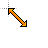 Neon Orange Scale (diagonal 1).cur Preview