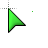greenish cursor for right handed people