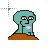 squid ward.cur Preview