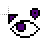 Purple Eye cursor (location).cur