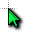 3D-Green Mouse Pointer-.cur Preview