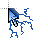Shaded-Blue-Lightning-Mouse Pointer.cur