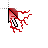 Shaded-Red-Lightning-Mouse Pointer-.cur Preview
