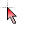 Red- Blended- Mouse Pointer-.cur Preview