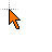 Orange-Mouse Pointer.cur Preview