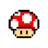 Mario Mushroom (spinning) ANI.ani Preview
