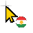 kurdish cursor - working in background.ani Preview