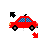 Red car diagonal 2.ani Preview