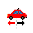 Red car horizontal.ani Preview