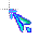 Blue Rainbow Terraria.cur