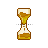 golden hourglass.cur