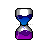 purple n blue hourglass.cur Preview