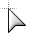 White rainbow cursor.cur Preview