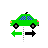 Lime green car horizontal.ani Preview