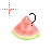 Watermelon Cursors Set - Help Select.cur (for left handed).cur Preview