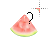 Watermelon Cursors Set - Help Select.cur (for Right Handed).cur Preview