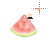 Watermelon Cursors Set - Person Select.cur (for Left Handed).cur Preview