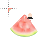 Watermelon Cursors Set - Person Select.cur (for Right Handed).cu