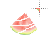 Watermelon Cursors Set - Alternate Select.ani(for left handed).a Preview